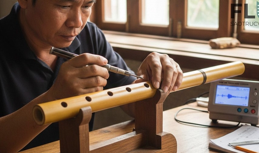 Nghệ nhân chế tác sáo trúc